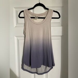 Calia Purple Ombré Striped Tank
